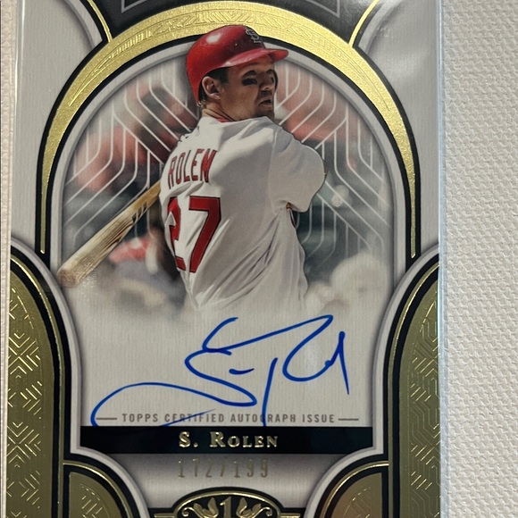 2023 Topps Tier One Prime Performers Autograph Scott Rolen 172/199 #PPA-SR - Picture 2 of 3